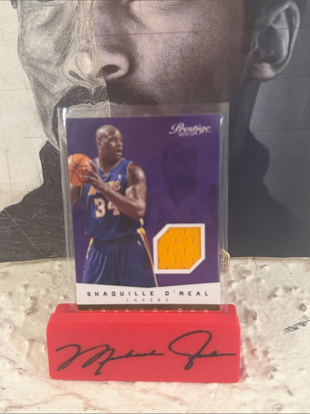 Shaquille O'Neal - Prestige 2013-14 - Game Worn Card - Wow #67